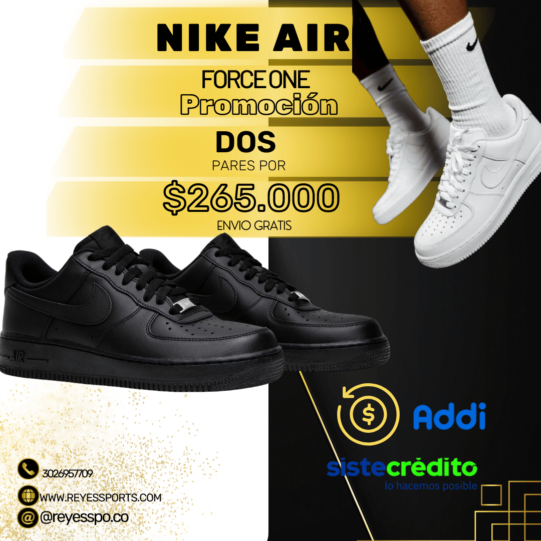 Air force negras precio online