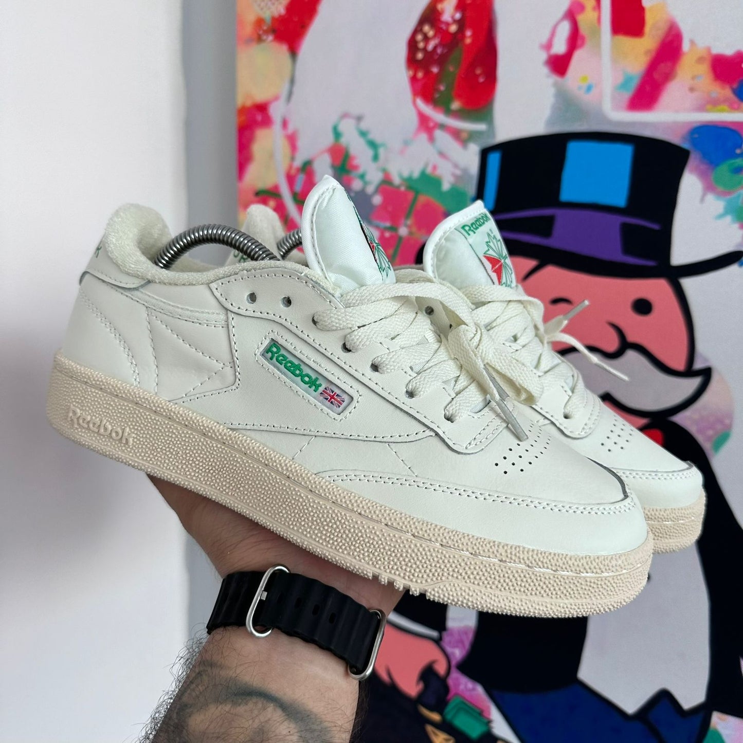 REEBOK CLUB C 1985 TV CHALK PAPERWHITE GRE